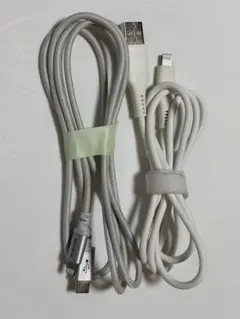 USB-C&USB-A Lightningケーブル2本 1m/1.2m