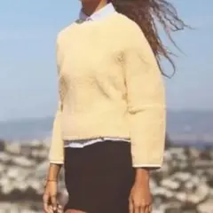 nanushka ベージュ ボアトップス