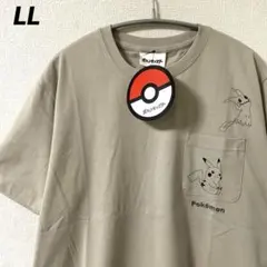 ポケモン ポケットモンスター　ピカチュウ　ミミッキュ　胸ポケット　Tシャツ　新品のサムネイル