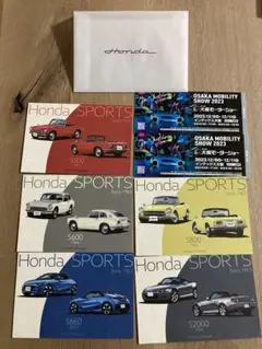 ホンダ　モーターショー　ポストカードセット　HONDA レア　チケット