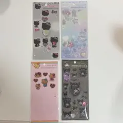 サンリオ キラキララインストーンシール 4種類 おすそ分け