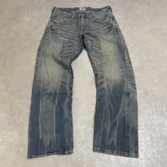 archive ラングラー straight denim fade 髭 y2k - メルカリ