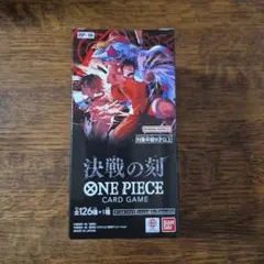 新品•レシート付き】ワンピースカード決戦の刻 1BOX公式ショップ東京