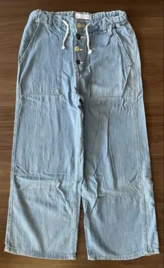 ZARA girls ザラガールズ　イージーパンツ　デニム風160