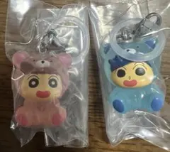 クレヨンしんちゃん　みんなでくまパジャマ　めじるしアクセサリー　かざま　ネネ