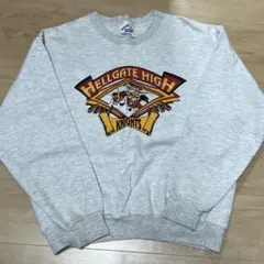 USA製 90年代 JERZEES COTTON SWEATS グレー ロゴ
