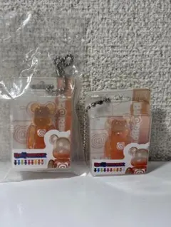 BE@RBRICK パッケージチャームコレクション2　クリアオレンジ　ガチャ