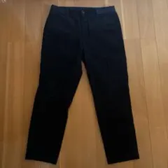 ユニクロ　EZYアンクルパンツ（コーデュロイ）　ネイビー　M