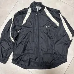 90s NIKE ナイロンジャケット　ドローコード付き　銀タグ　old