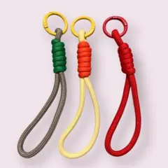 パラコード　キーホルダー　ストラップ　セット　ハンドメイド　キーリング