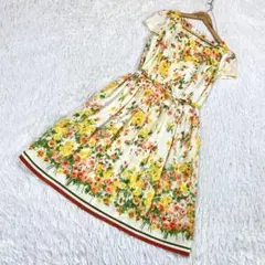 『M'S GRACY』エムズグレイシー (38) 花柄 半袖ワンピース