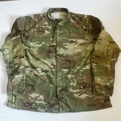 アメリカ軍　BDU コンバットジャケット　迷彩　カモフラ　米軍実物　陸軍　XL