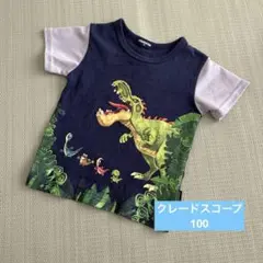 kladskap クレードスコープ 恐竜 半袖Tシャツ ダイナソー 100のサムネイル