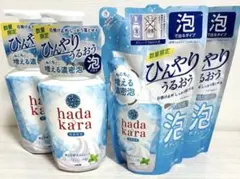 hadakara ハダカラ　泡で出てくるボディソープ　ひんやりタイプ　本体・詰替のサムネイル