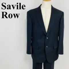 Savile Row スーツ ストライプ 濃紺 96BE4 0622-Aのサムネイル