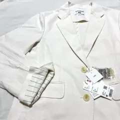 希少新品イネスユニクロテーラードジャケット M リネンコットン春夏ザラフランス