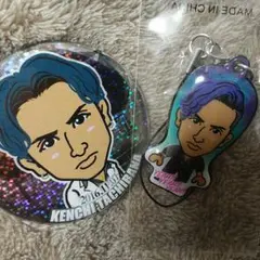 橘ケンチ　缶バッチ　クリーナー