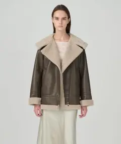 グレースコンチネンタル　フェイクムートン　フライトジャケット　アウター