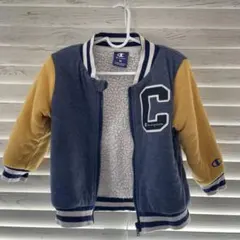 Champion ジャケット 95㎝ ネイビー/イエロー