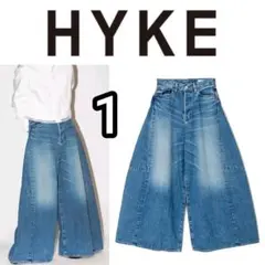 HYKE DENIM SUPER WIDE LEG JEANS 1ワイド デニムのサムネイル