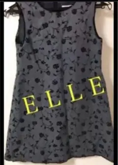 ELLE 花柄 ノースリーブワンピース 130