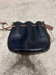 COACH レザー ドローストリング ショルダーバッグ