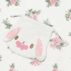 ♥ シュガーバニーズ ふわふわ巾着1 しろうさ ♥