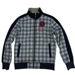 FILA GOLF フィラゴルフ メンズ ボンディングジャケット L チェック柄