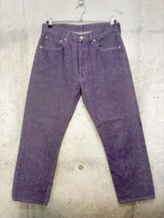 USA製 Levi's リーバイス 501 デニム パンツ 先染め パープル