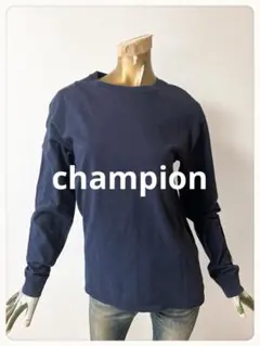 ☘️T23341☘️champion 長袖 袖ロゴ トップス カットソー Sのサムネイル