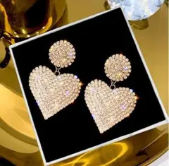 ハートピアス！即日発送！