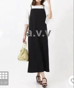 【a.v.v】アー・ヴェ・ヴェ　バックリボンキャミワンピース　新品　タグ付き