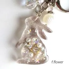 キーホルダー レジン うさぎ 705