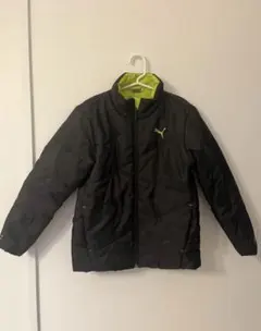 PUMA ダウンコート 130 黒/ライム