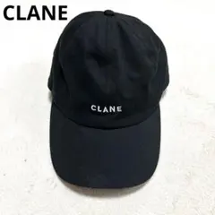 CLANE クラネ　ロゴキャップ　刺繍　松本恵奈　ブラック　完売品