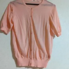 ユニクロ　半袖カーディガン Lサイズ