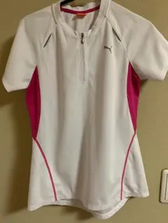 0068 プーマ　スポーツシャツ半袖Mサイズ　美品のサムネイル