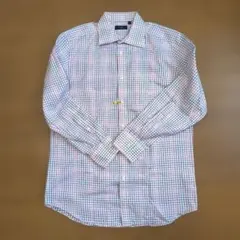 定価￥22000超美品！ポールスミス マルチカラー チェック 花柄 シャツ L