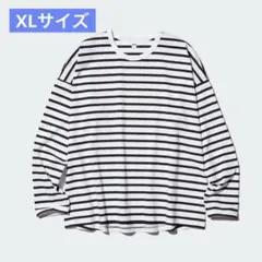UNIQLO エアリズムコットンT ボーダー XLサイズ