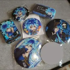 ツイステ イデア 缶バッジ namco限定 グリッター 運動着 式典服 セット