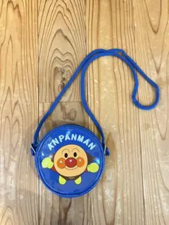アンパンマン 円形ポーチ 青