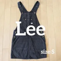 【美品】Lee リー サロペットスカート S ヘリンボーン デニム ミニ丈 夏服のサムネイル