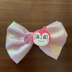 アンパンマンミュージアム限定 ドキンちゃん リボン ヘアクリップ ピンのサムネイル
