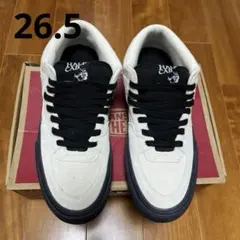 VANS HALF CAB PRO WHITE/BLACK 26.5