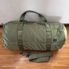 【美品】PORTER ポーター 2WAY ボストン タンカー セージグリーン　Ｌ