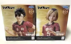 ハイキュー 黒尾鉄朗 孤爪研磨 ハイプレミアムフィギュア 2種セット