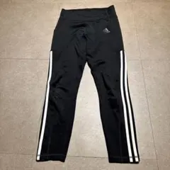 Adidas トラックパンツ　ジャージ　ランニング　黒　ブラック　M
