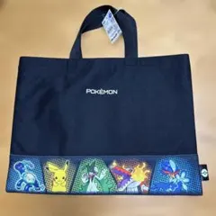 [ポケットモンスター] レッスンバッグ LPK62680 クロ/ポケモン集合