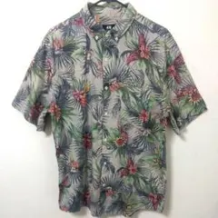 H&M フローラル ボタニカル プリント 半袖 アロハ シャツのサムネイル