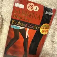 SABRINA Heat Top 80デニール ブラック L-LL